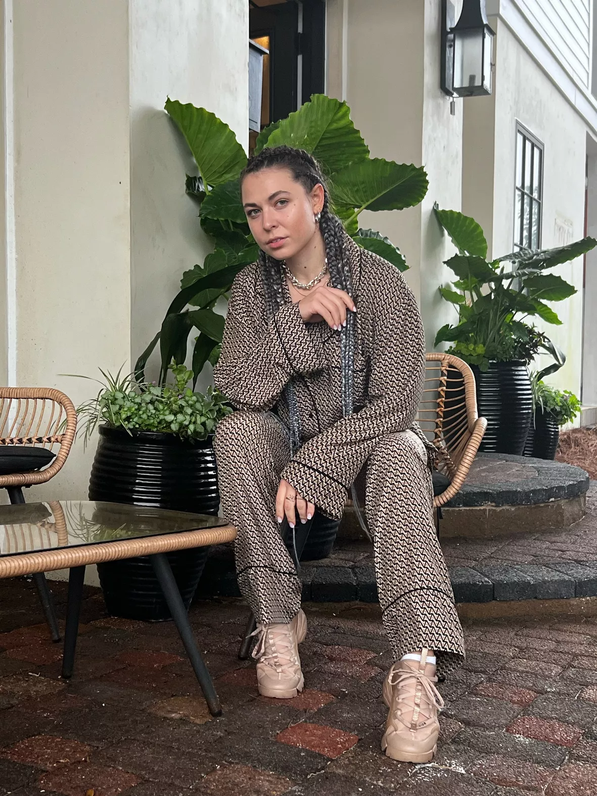 Wearing pajamas all day long is the newest trend in fashion