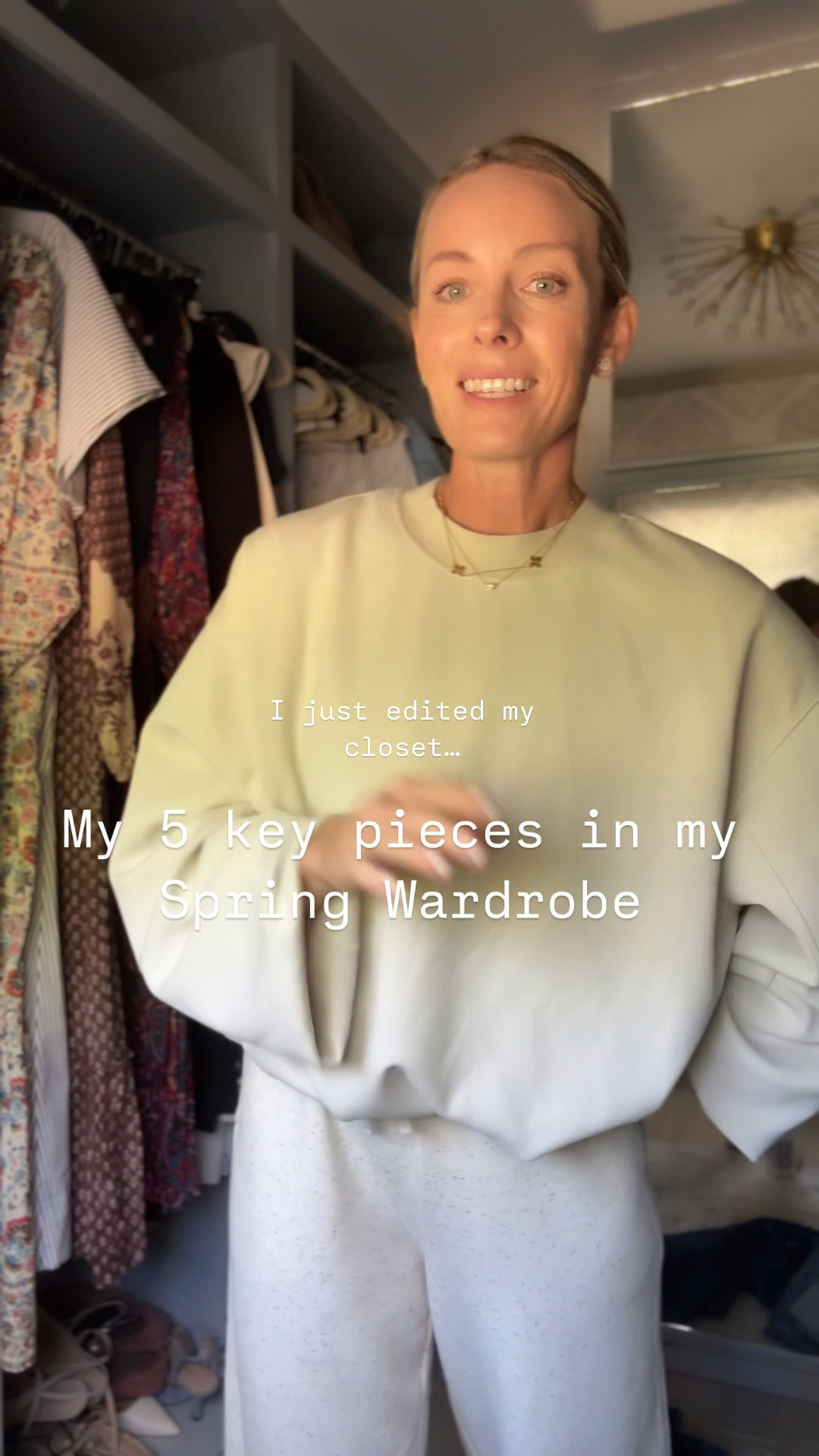 Took some time and did a partial edit of my closet ( a tiny bit of thinning and organizing… but more understanding where my style is currently and what my key pieces are ) …. Here are the 5 key pieces I identified in my wardrobe moving into spring. This is a perfect exercise to do before a change of season so you understand what exactly you need to shop for and making that process more enjoyable! I also identified my gaps ( layers, non denim and date night ) … which I will now be on the lookout for 🫶🏻

#LTKHome #LTKStyleTip
