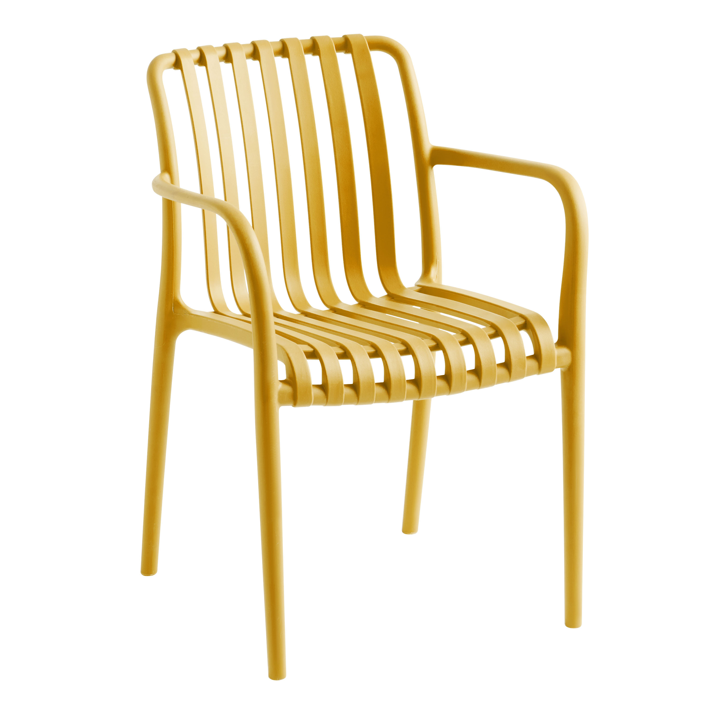 Salina Plastic Outdoor Stacking Chair Set of 2 | World Market