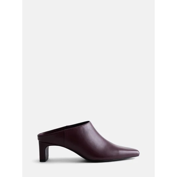 Scenario Women's Slip On Heeled Mules | Walmart (US)