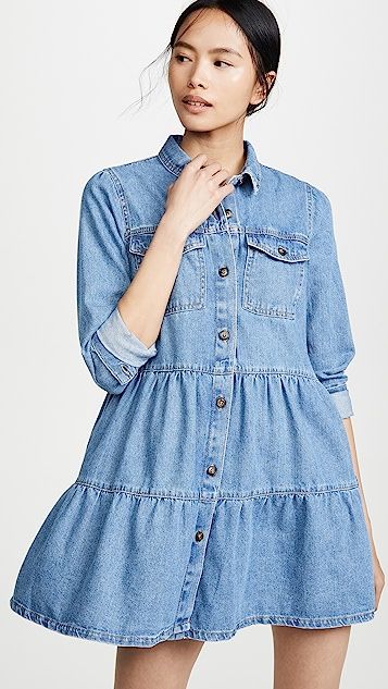 Nicole Denim Shirtdress | Shopbop