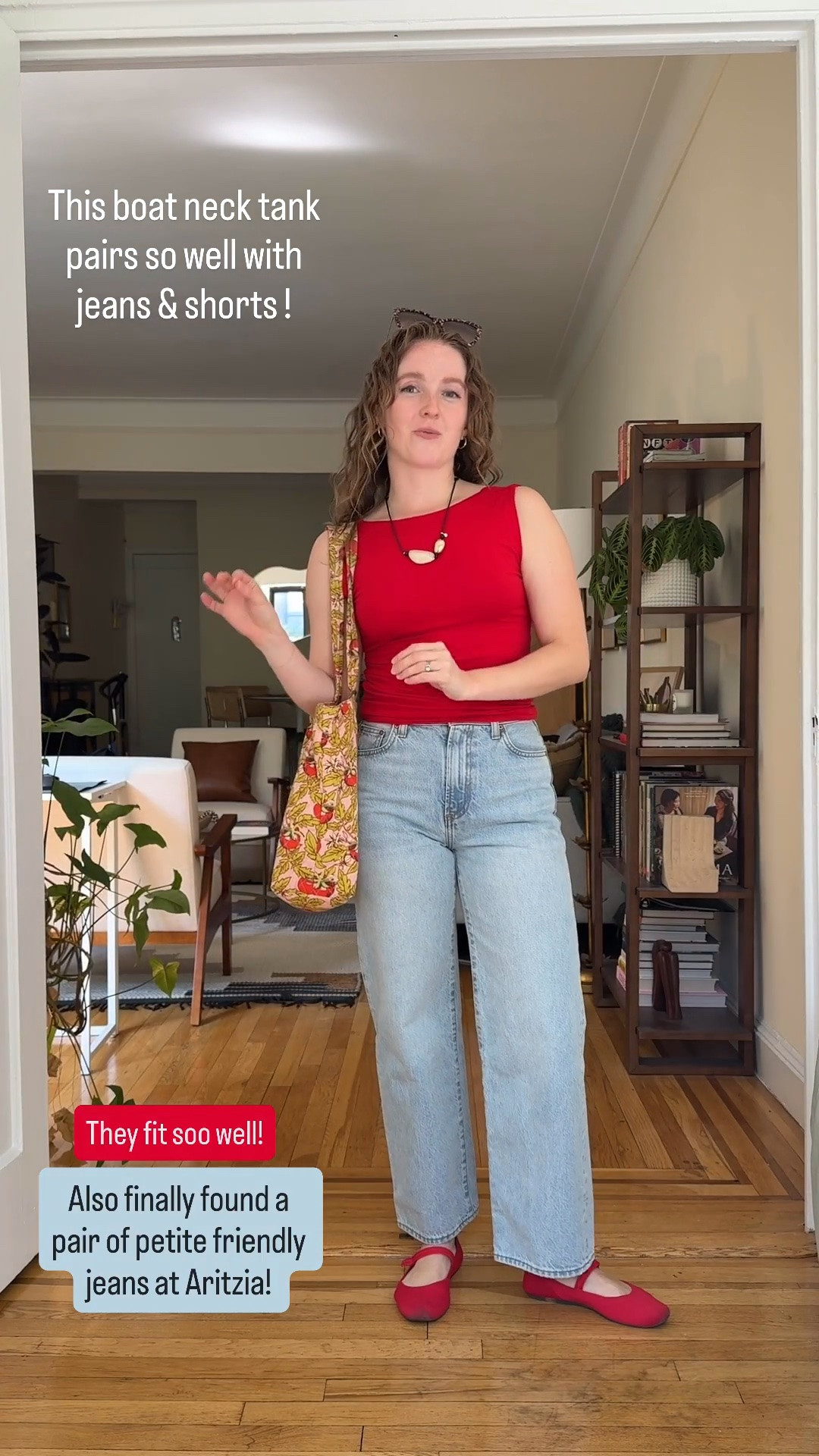 Tank outfit for summer to fall
Xs stretchy tank
25 jeans (I’m 5ft 2 117 lbs) usually 0-2 in jeans. Size up if you want a slightly more relaxed fit

#LTKSaleAlert
