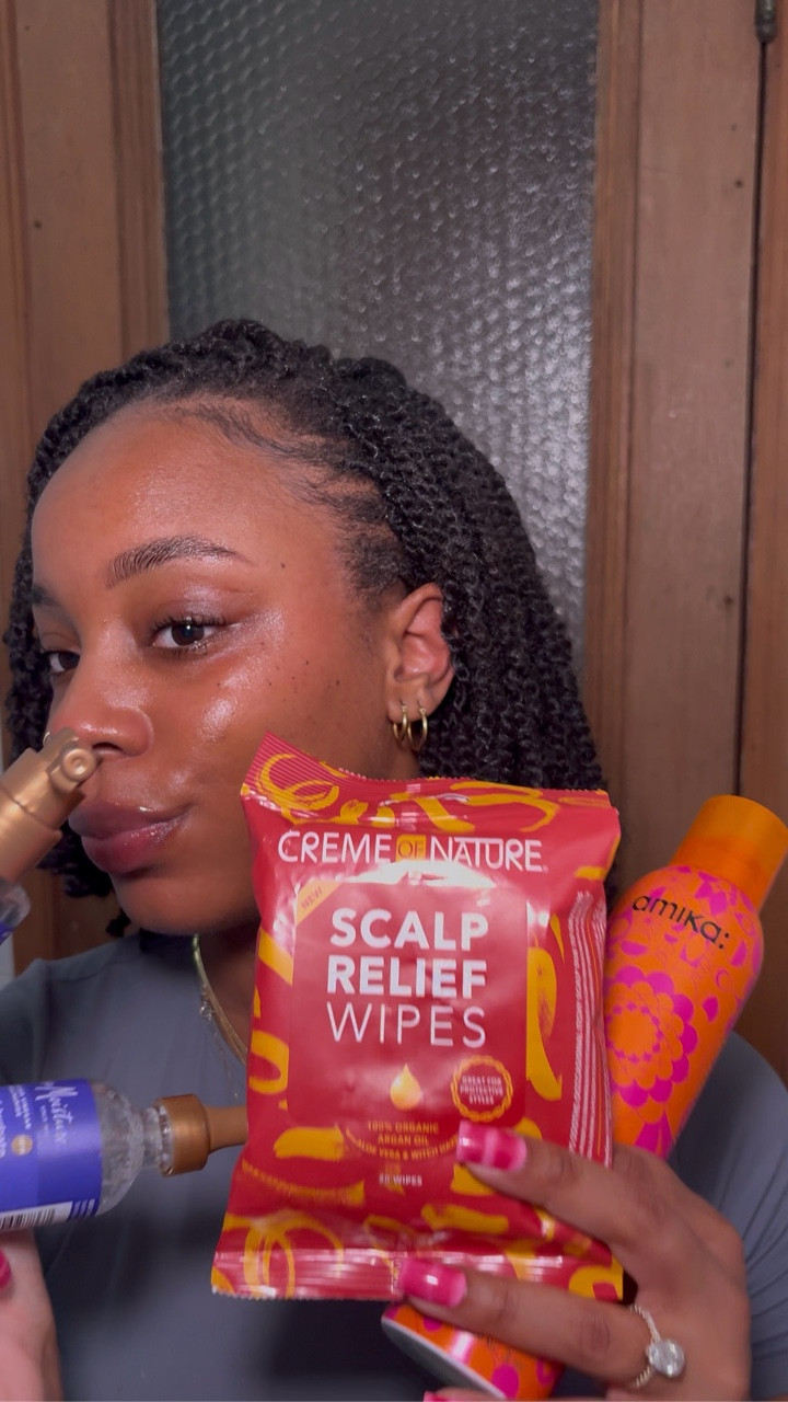 is the protective style actually protective?? 👀

sis, it’s not protective if you’re just neglecting your hair 😭 I’m no cosmetologist but I’m a girl that embraces the versatility of my hair and I’ve paid the price of neglecting it. so scalp care and hydration are my nonnegotiables when having a style like mini twist with synthetic hair! 

products mentioned:
@cremeofnature scalp relief wipes 
@sheamoisture scalp relief spray and serum 
@amika soulstruck nourishing hair mask
@amika hydro rush leave in conditioner 
@mizani 25 miracle milk leave in conditioner 
@carolsdaughter black and vanilla leave in conditioner 

#protectivestyles #type4hair #minitwists #scalpcare