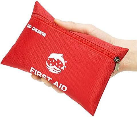 Small Travel First Aid Kit - 87 Piece Clean, Treat and Protect Most Injuries,Ready for Emergency ... | Amazon (US)