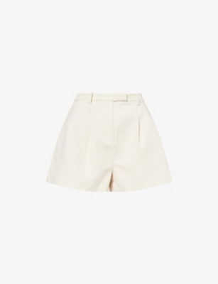 Rosalie Tailored Cotton-Blend Shorts | Selfridges