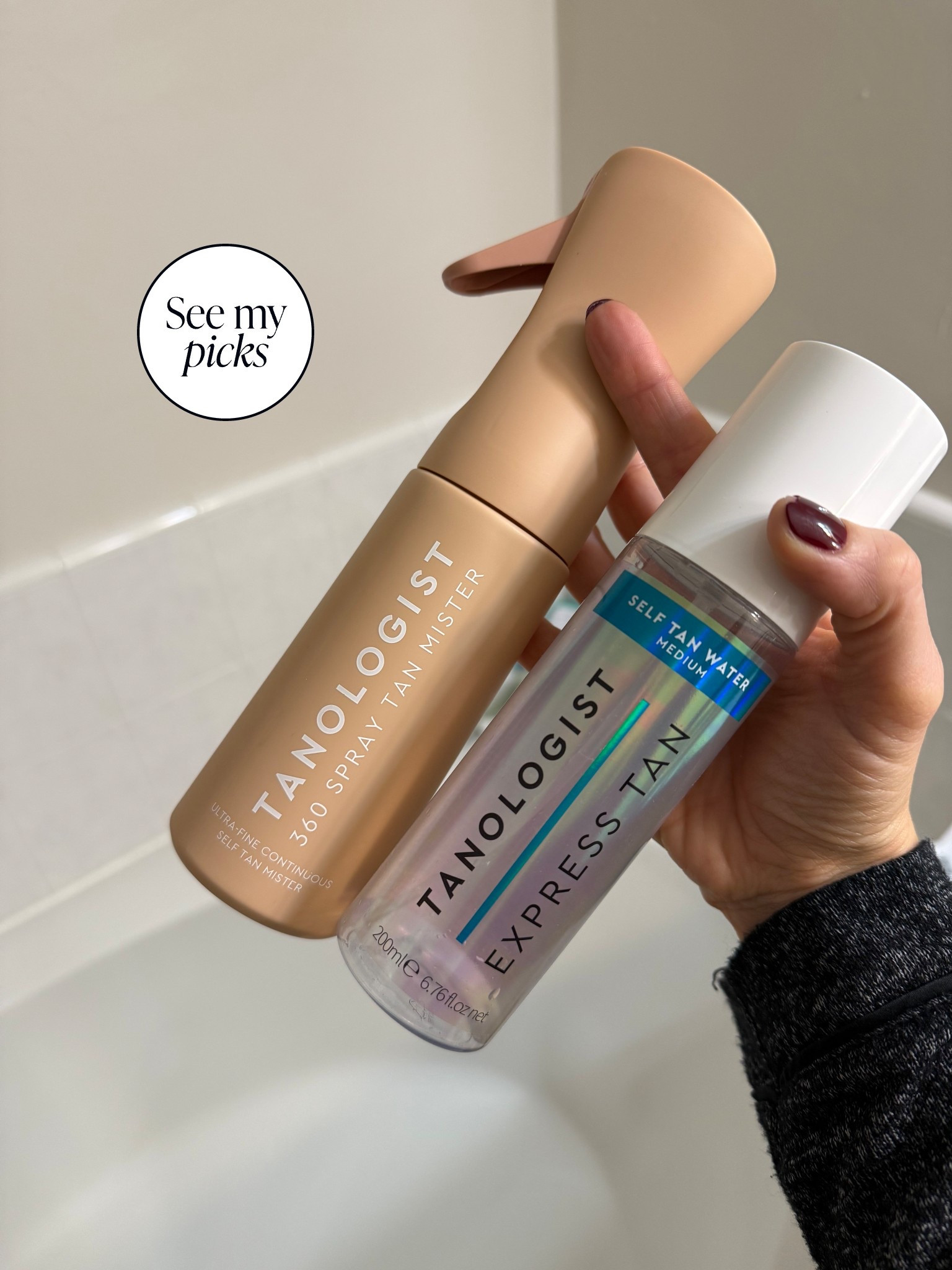 Love this self tanner combo from Tanologist! I buy the tan water then pour it into the mister for an even application. 
I mostly use shade Medium. 
Sunless tanner
Bronzing tanner
Tanning water
Tanning mousse 
#LTKmorningroutine #LTKselfcare #LTKBeauty