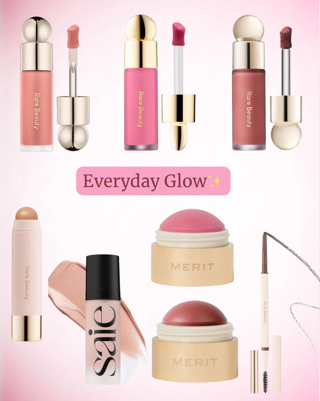 Creating the perfect everyday glow ✨ Loving blushes from Rare Beauty and Merit paired with SAIE highlighter for a soft, radiant finish. | Glowy Skin | Radiant Glow | Day Makeup Routine | Glow Skin | blush and Highlighter | Sephora Finds | Makeup Faves | Face Makeup |

#LTKBeauty #LTKmomlife #LTKselfcare