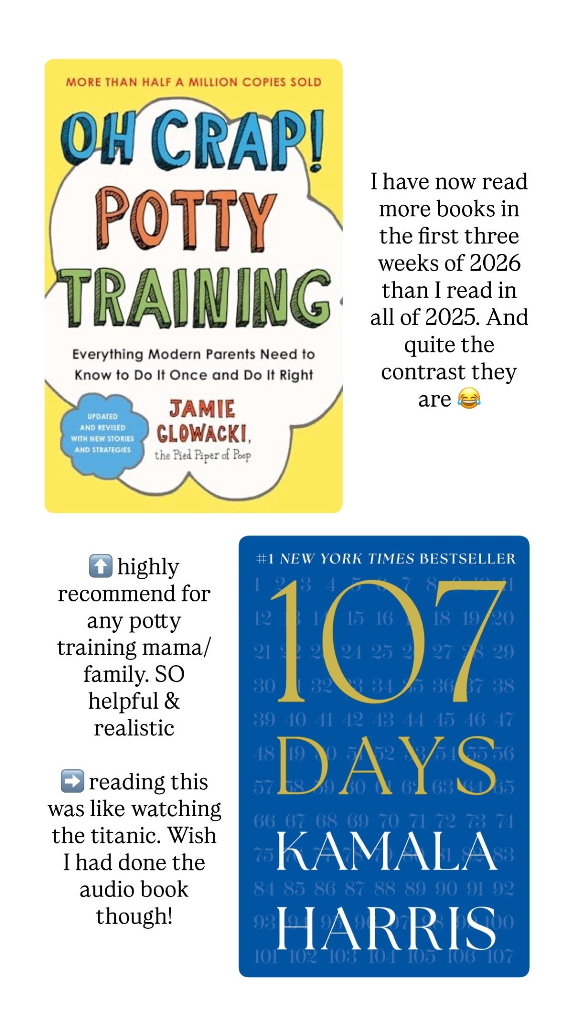 First two books of the year DOWN 🙌🏼