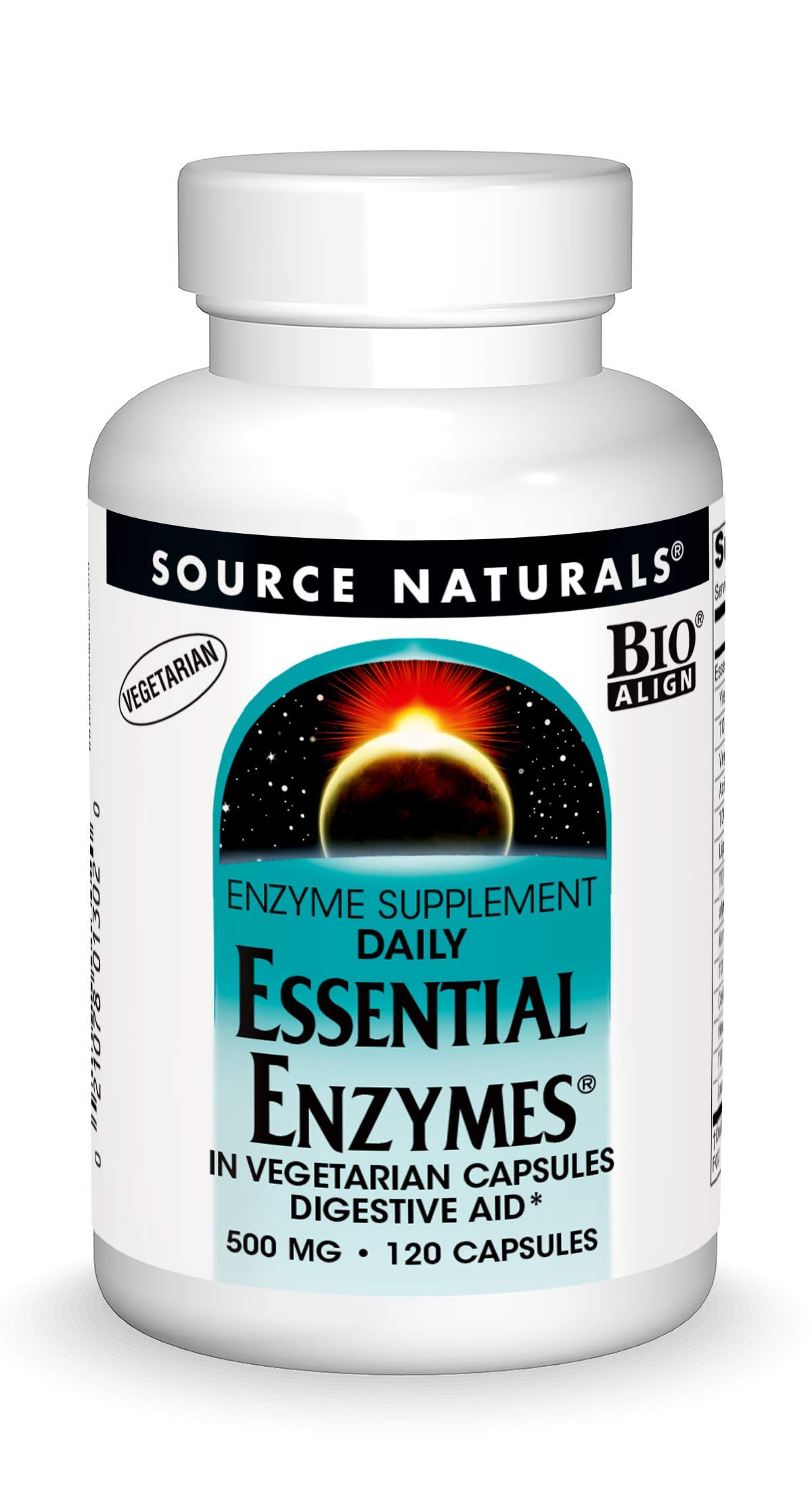Source Naturals Essential Enzymes 500mg Bio-Aligned Multiple Enzyme Supplement Herbal Defense for... | Amazon (US)