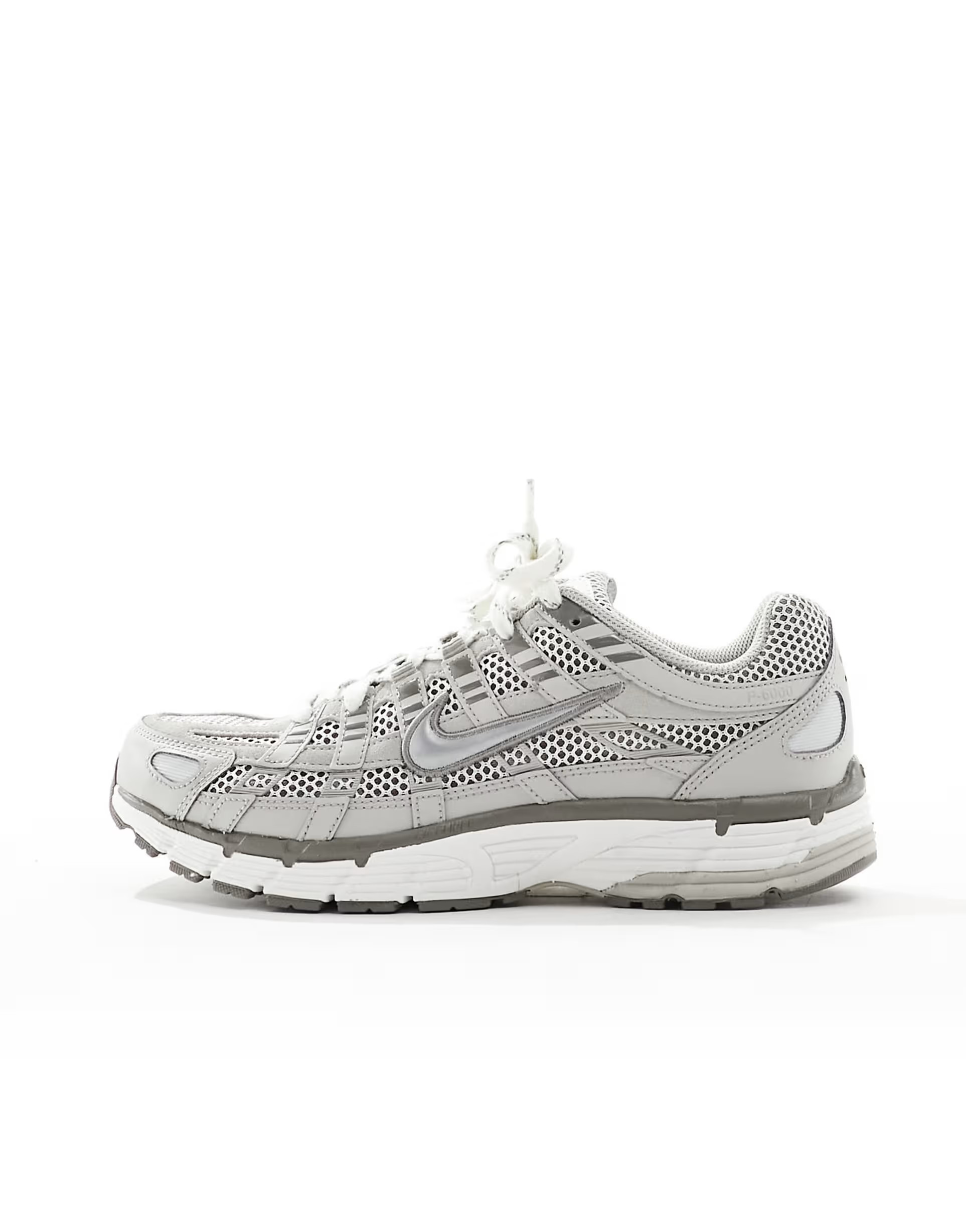 Nike P-6000 PRM trainers in silver and white | ASOS (Global)