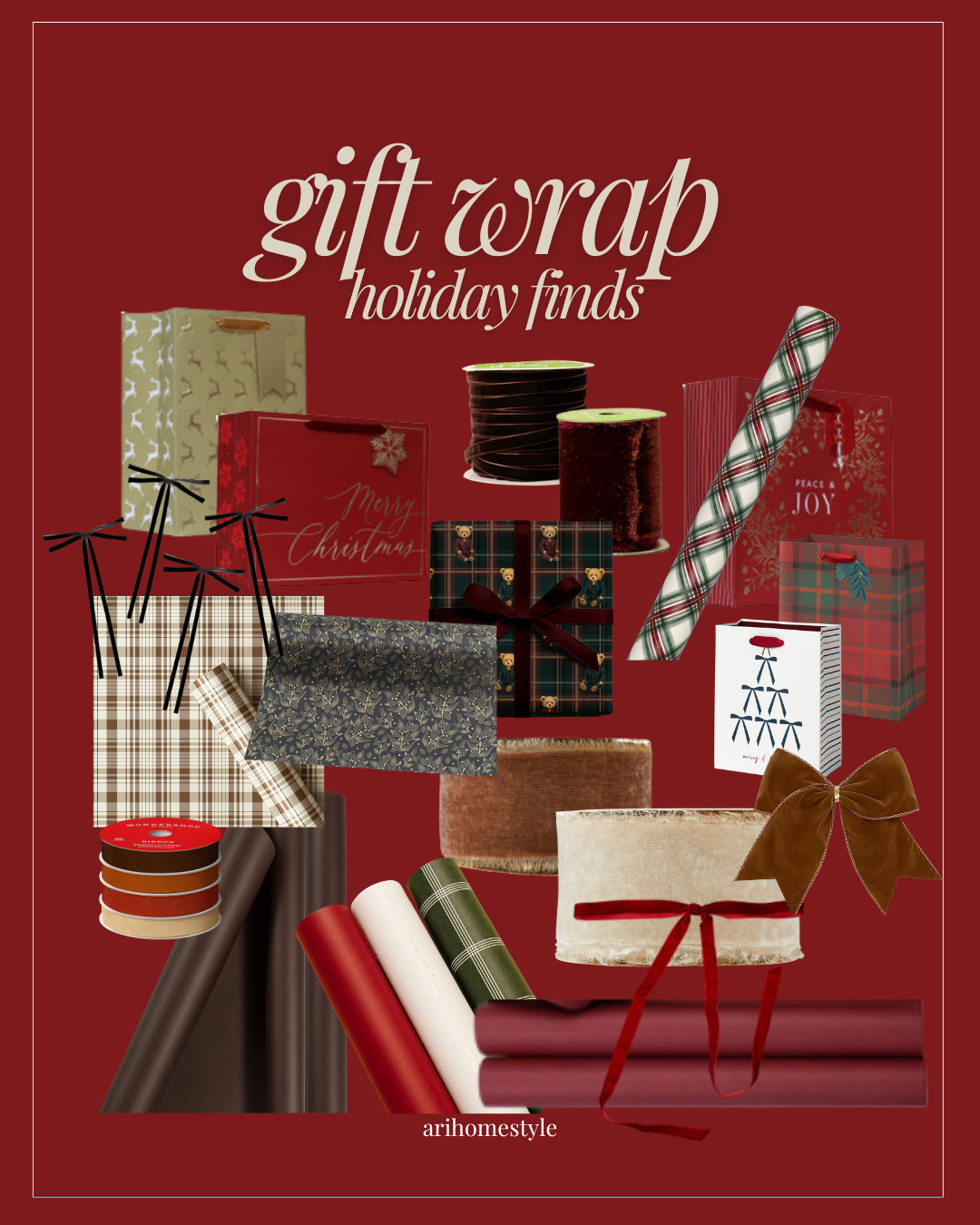 Pretty gift wrap, bags and bows perfect for the finishing touch on your holiday gifts! 

Velvet bows/ plaid gift wrap/ gift boxes
 

#LTKHoliday #LTKSeasonal #LTKGiftGuide