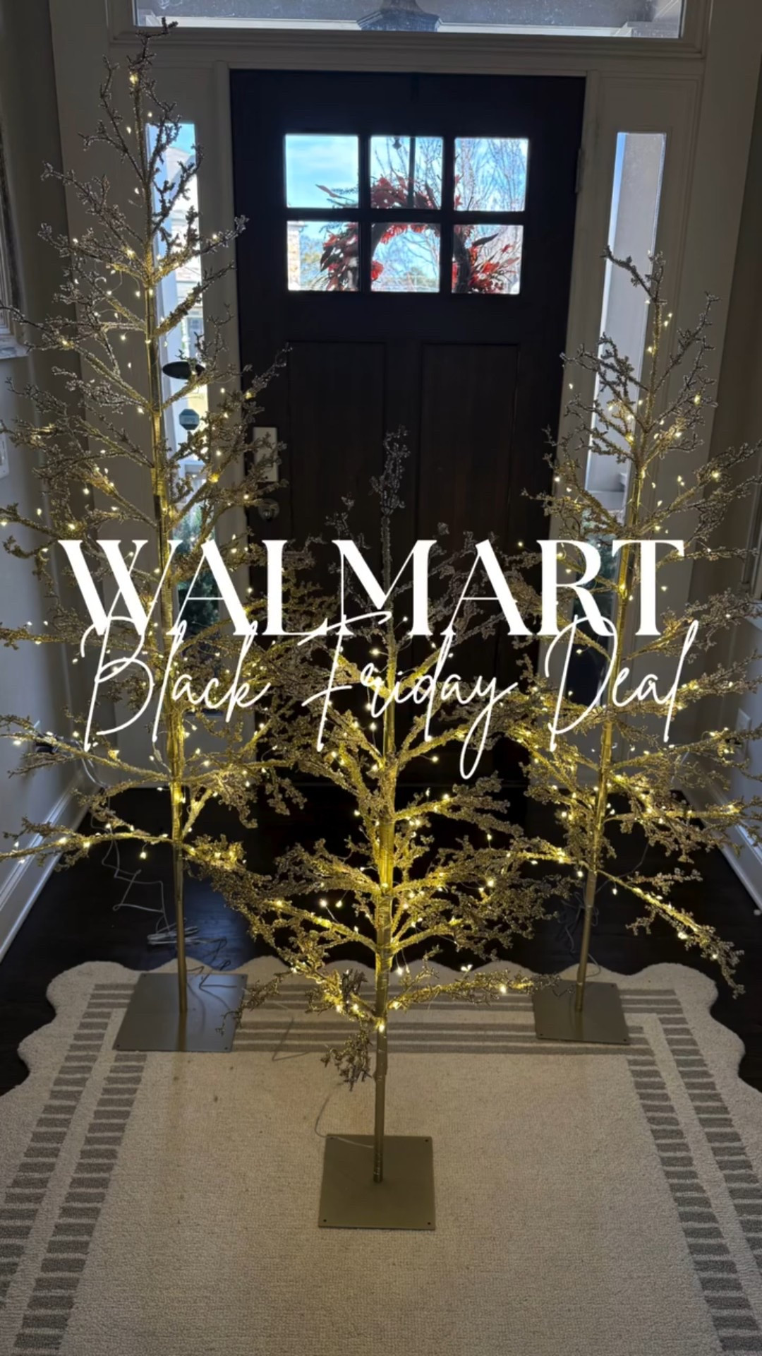 Black Friday came EARLY and this deal is insane 🤍✨
These 3 Pack Warm White Twinkling LED Icy Cube Beaded Trees from the My Texas House collection are giving the softest, coziest glow and I am OBSESSED.

They come in 4ft, 5ft, and 6ft and you get all three for only $78 right now — literally HALF OFF. Such a steal and they look so luxe in person! Perfect for your entryway, mantle, tree corner, or anywhere you want that warm holiday sparkle.
Don’t wait… this deal won’t last!

#blackfriday2025
#walmartdeals2025
#walmartfinds2025
#holidaydecor2025
#christmasdecor2025
#christmasfinds2025
#mytexashouse
#twinkletrees
#ledchristmastrees
#champagnechristmasdecor
#neutralholidaydecor
#cozyhomevibes
#homedecortrends2025
#holidayhometrends
#viralhomefinds2025
#affordableholidaydecor
#walmartblackfriday
#decorinspo2025
#holidayhosting2025
#winterhomedecor2025

#LTKHoliday #LTKHome #LTKFindsUnder100