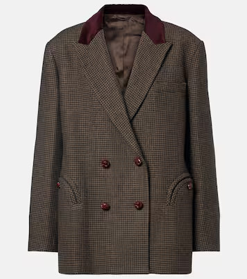 Nightbreak double-breasted wool-blend blazer | Mytheresa (US/CA)