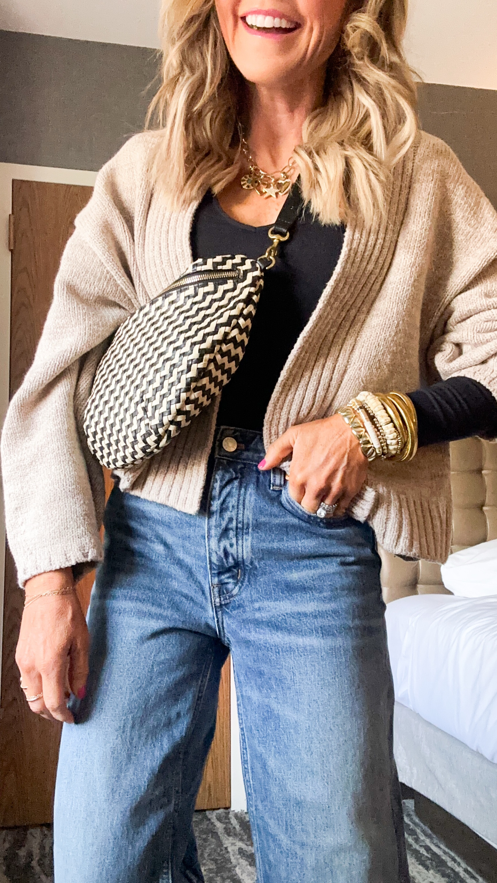 easy Saturday style…'XS in sweater, small in bodysuit and size 23 in barrel jeans | 

#LTKOver40 #LTKSeasonal #LTKStyleTip