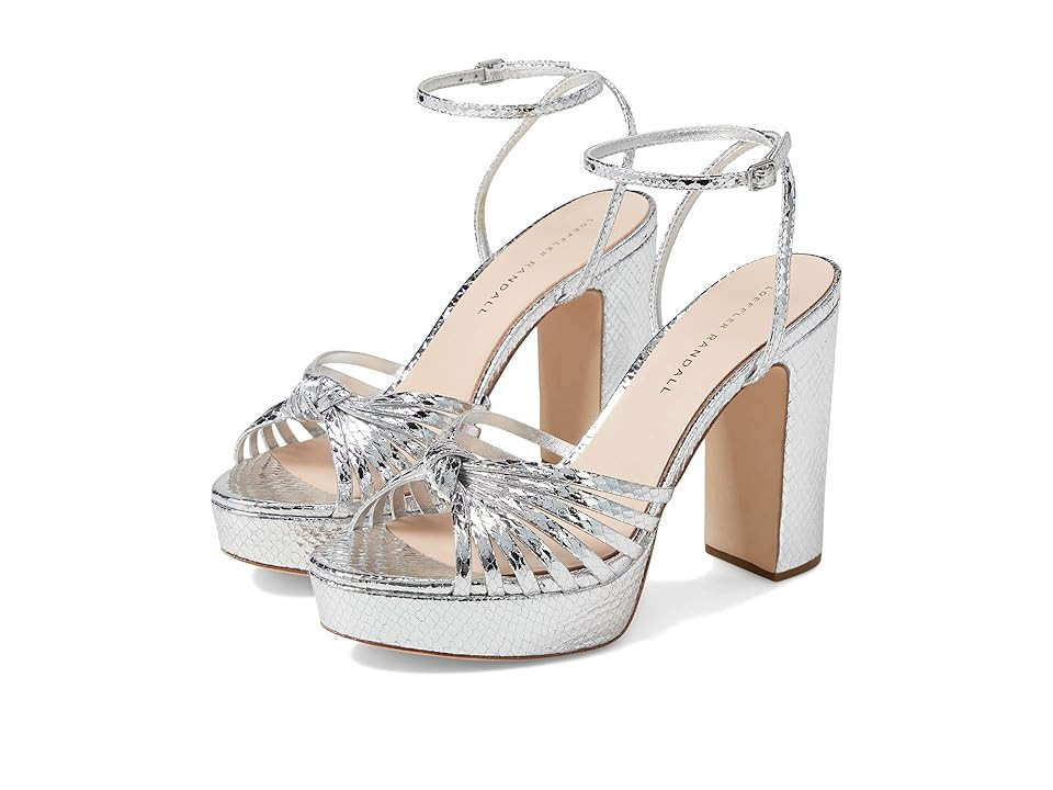 Loeffler Randall Rivka Women's Shoes Silver : 10.5 B - Medium, Textile | Zappos