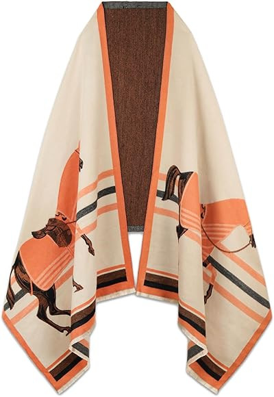 EXTREE Scarfs for Women Pashmina Silky Shawl Wrap for Evening Dressing Blanket Open Front Poncho ... | Amazon (CA)