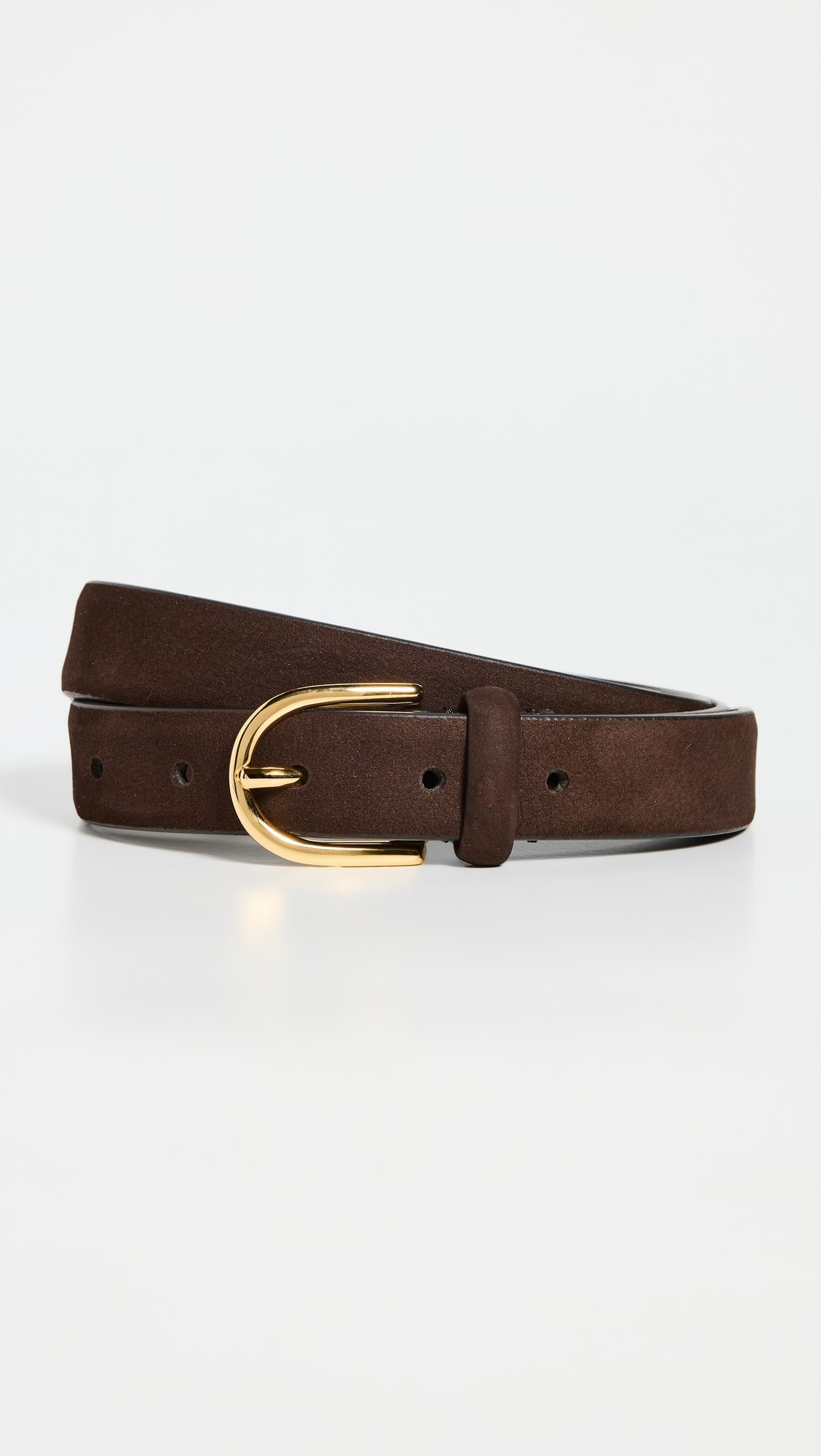 Narrow Nubuck Semi-Formal Belt | Shopbop