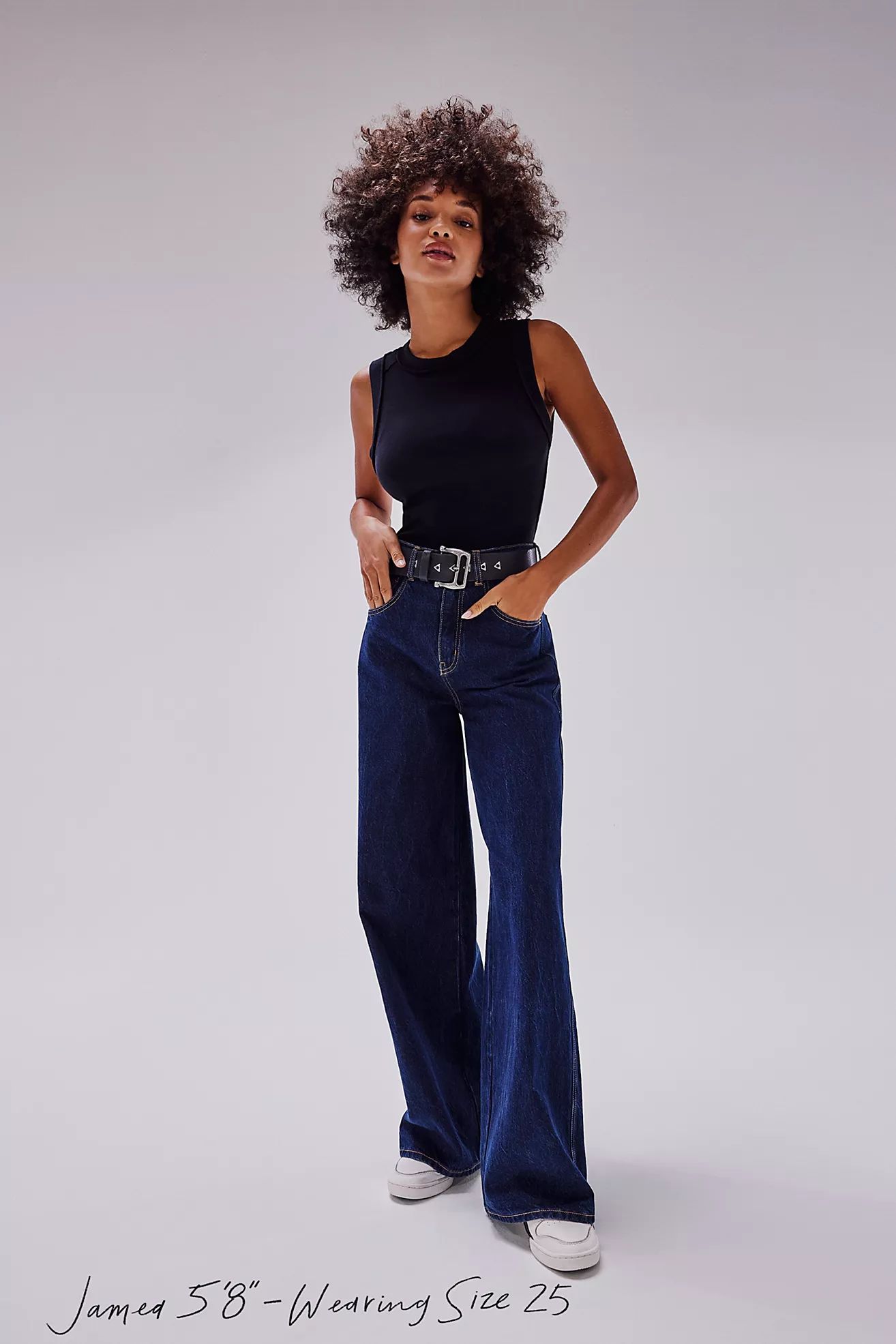 CRVY Gia Wide-Leg Jeans | Free People (Global - UK&FR Excluded)