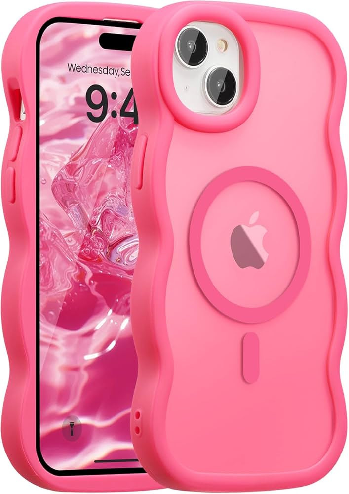 UEEBAI Magnetic for iPhone 15 Case, Cute Cover Compatible with MagSafe, 2025 Transparent Clear Wa... | Amazon (US)