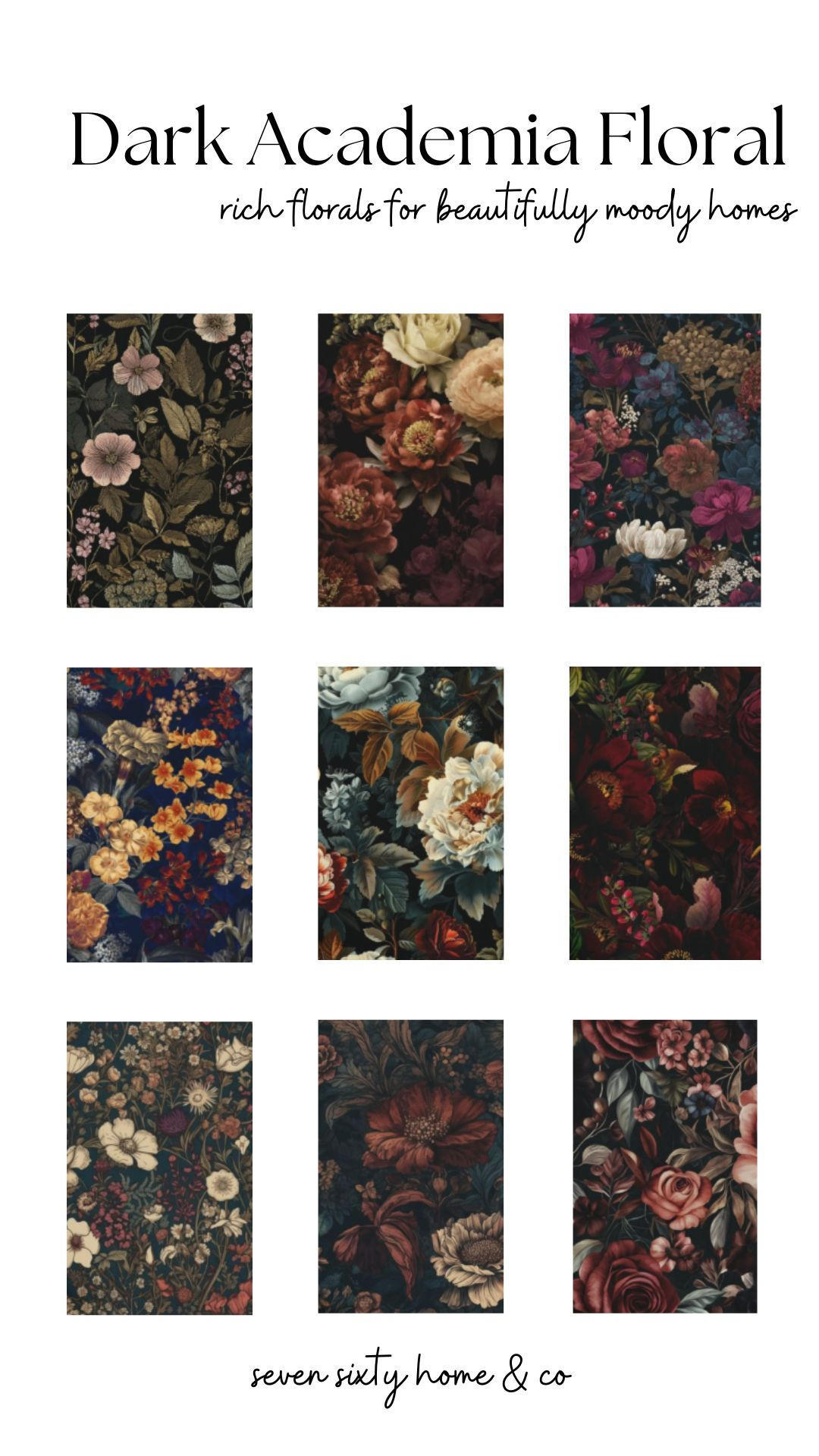 If you love homes with character, moody floral wallpaper creates an unforgettable backdrop.

This collection features dark academia floral wallpapers with rich botanical patterns, deep jewel tones, vintage-inspired blooms, and old-world romance. Whether you're designing a dramatic powder room, a cozy library, a dining room, or a bedroom full of warmth and depth, these wallpapers bring timeless elegance to every space.

Dark florals pair beautifully with antique wood furniture, brass accents, layered textiles, and collected interiors, making them a favorite for traditional, English cottage, and heritage-inspired homes.

Shop every wallpaper in LTK and save this collection for your next room makeover. 

 #LTKHome