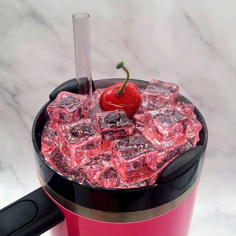 Custom Cherry Ice Stanley Topper Custom Stanley Toppercherry Ice Stanley Topper40oz Stanley Toppe... | Etsy (US)