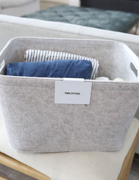 My favorite way to store linens is with these grey bins and these easy clip on labels! 

#LTKstyletip #LTKhome