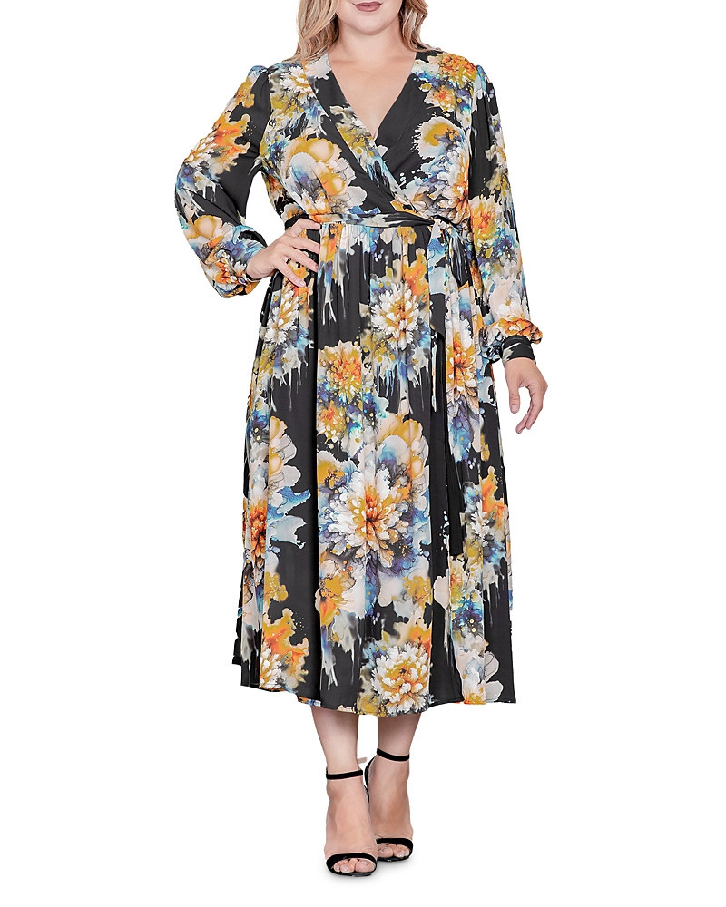 standards & practices Plus Size Wrap Maxi Dress | Bloomingdale's (US)
