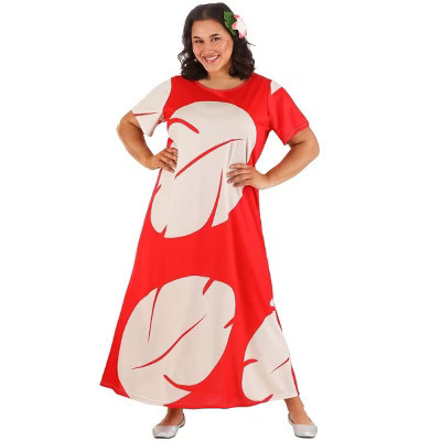 HalloweenCostumes.com 3X Women Women's Plus Size Disney Deluxe Lilo Halloween Costume, Red | Target