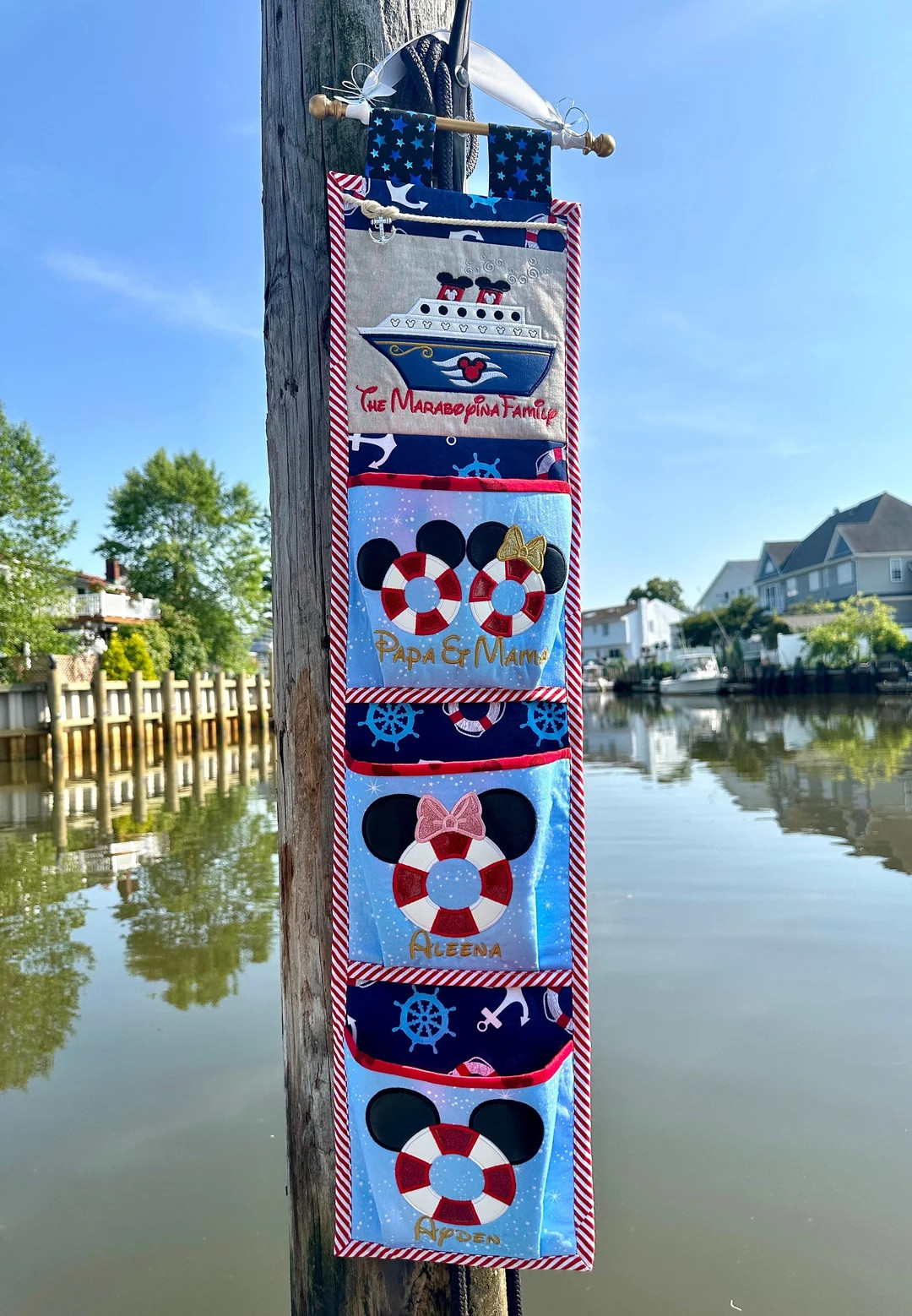 Nautical Fish Extender for Magical Cruise, Cruise Cabin Door Decor, Deluxe Embroidered Fish Exten... | Etsy (US)