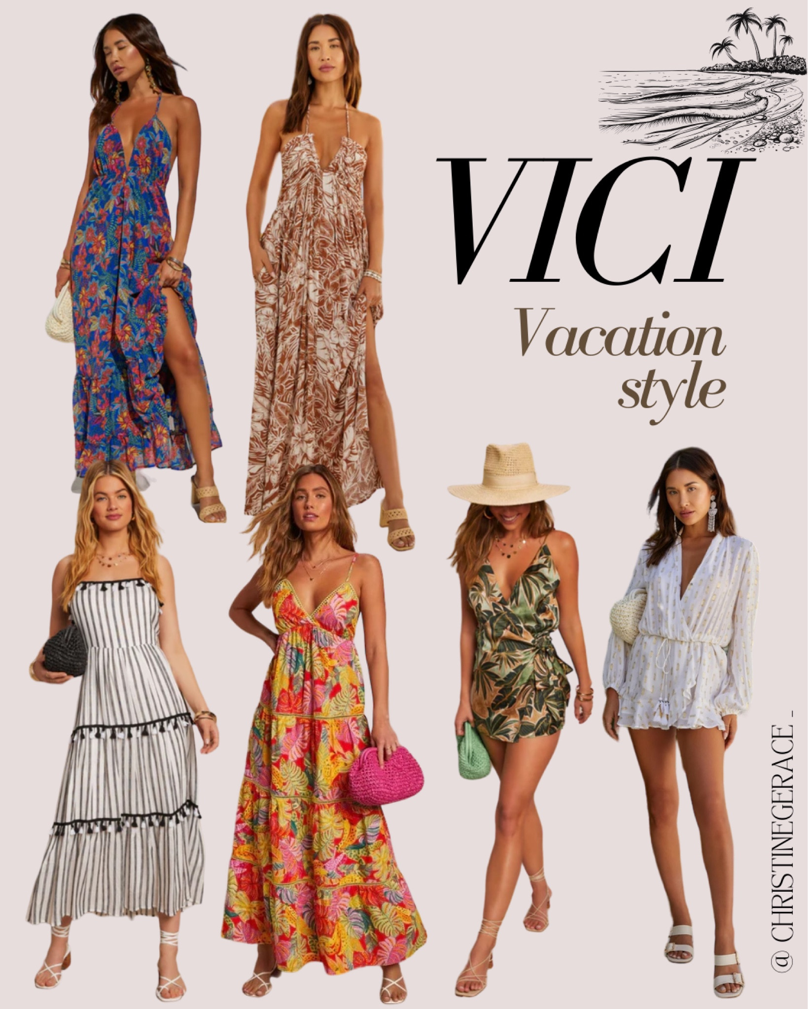 Vici summer savings sale exclusive on the app ! Vacation dress | spring dress | wedding guest 

@ christinegerace_ 

#LTKstyletip #LTKsalealert #LTKtravel