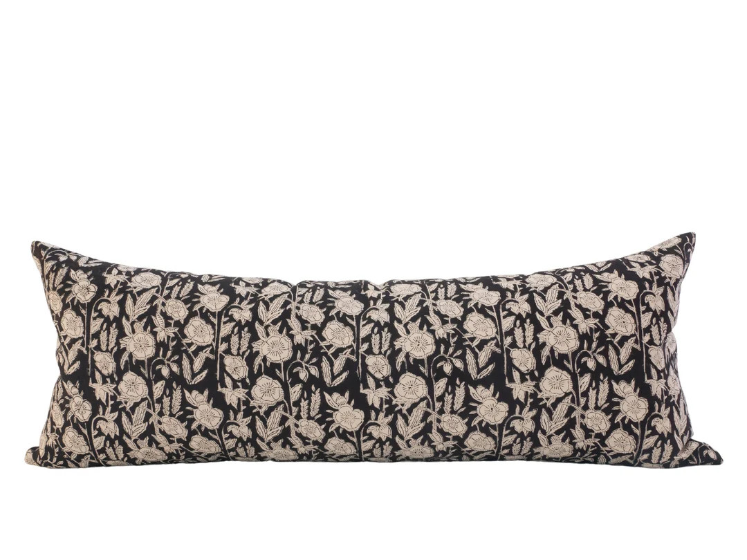 STELLA  14x36 Floral Long Lumbar Pillow Cover Oversized - Etsy | Etsy (US)