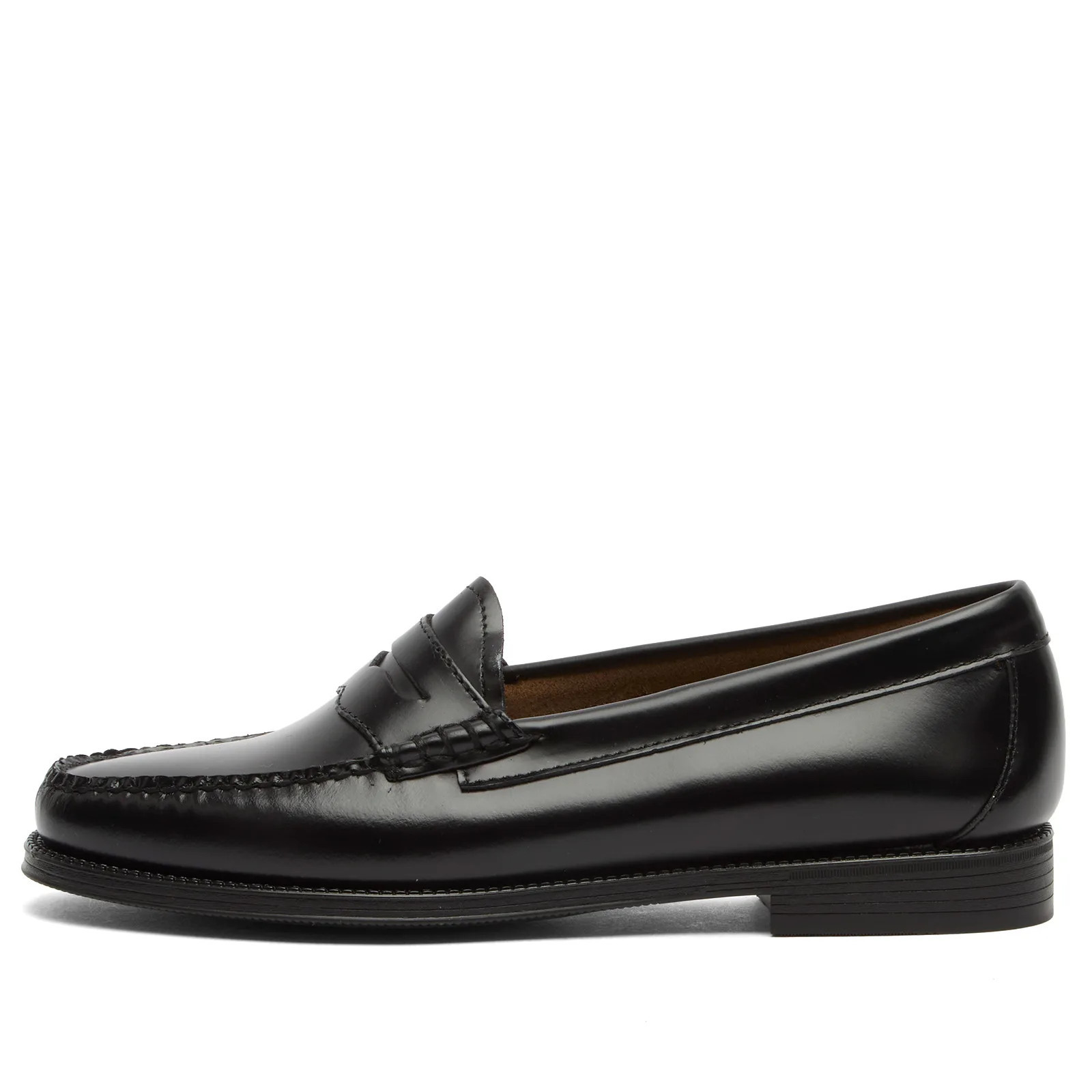 Bass Weejuns Women's Weejun II Penny Loafer in Black Leather, Size UK 5.5 | END. Clothing