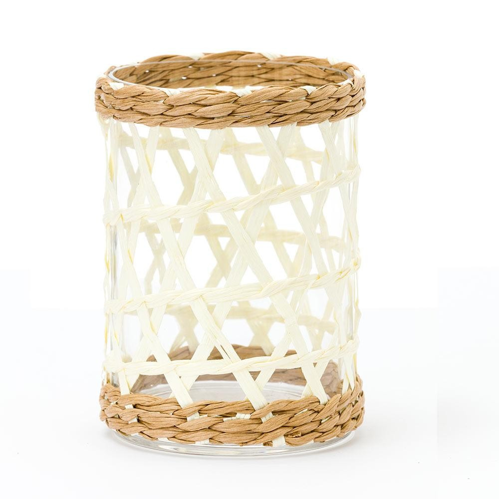 Island Wrapped Hurricane Medium White | Amanda Lindroth