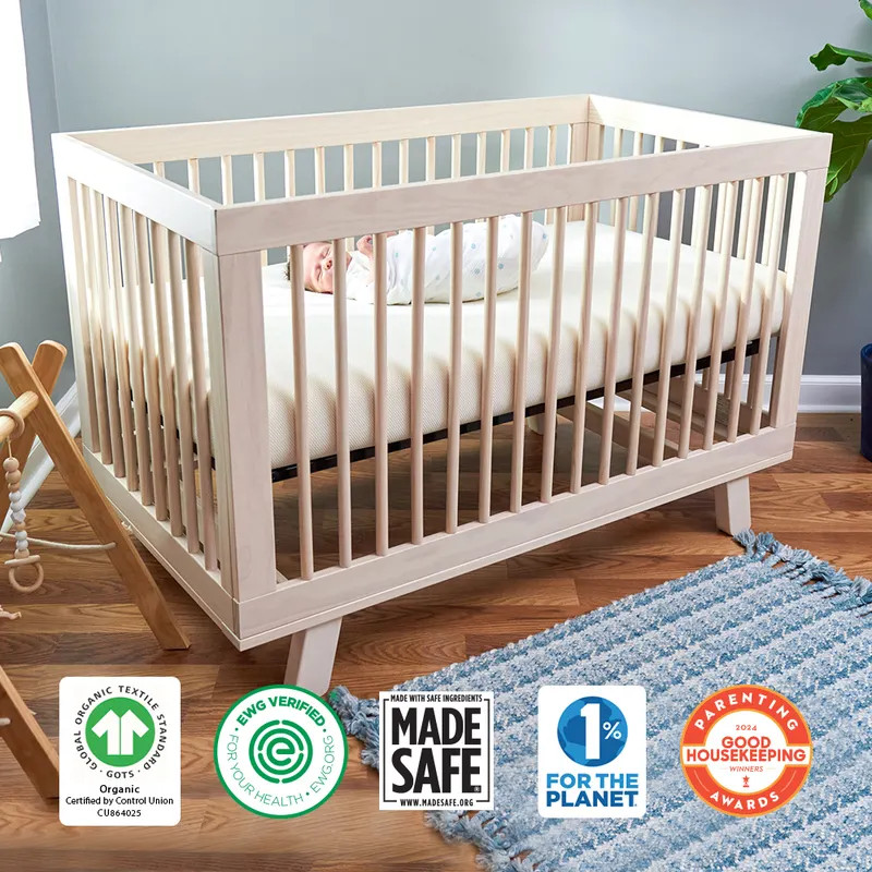 Organic Breathable Baby Crib Mattress (2-Stage) | Naturepedic