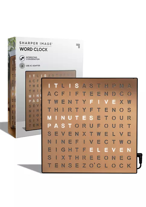 Table Top Word Clock LED | Belk