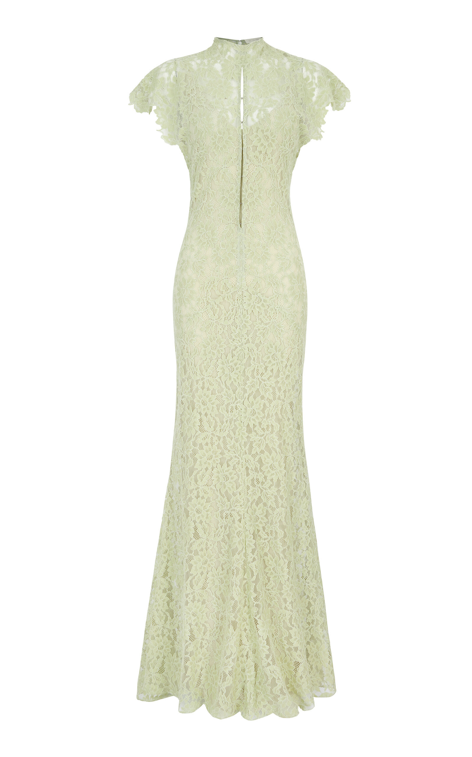 De La Vali Laia Cutout Lace Maxi Dress - Moda Operandi | Moda Operandi (Global)