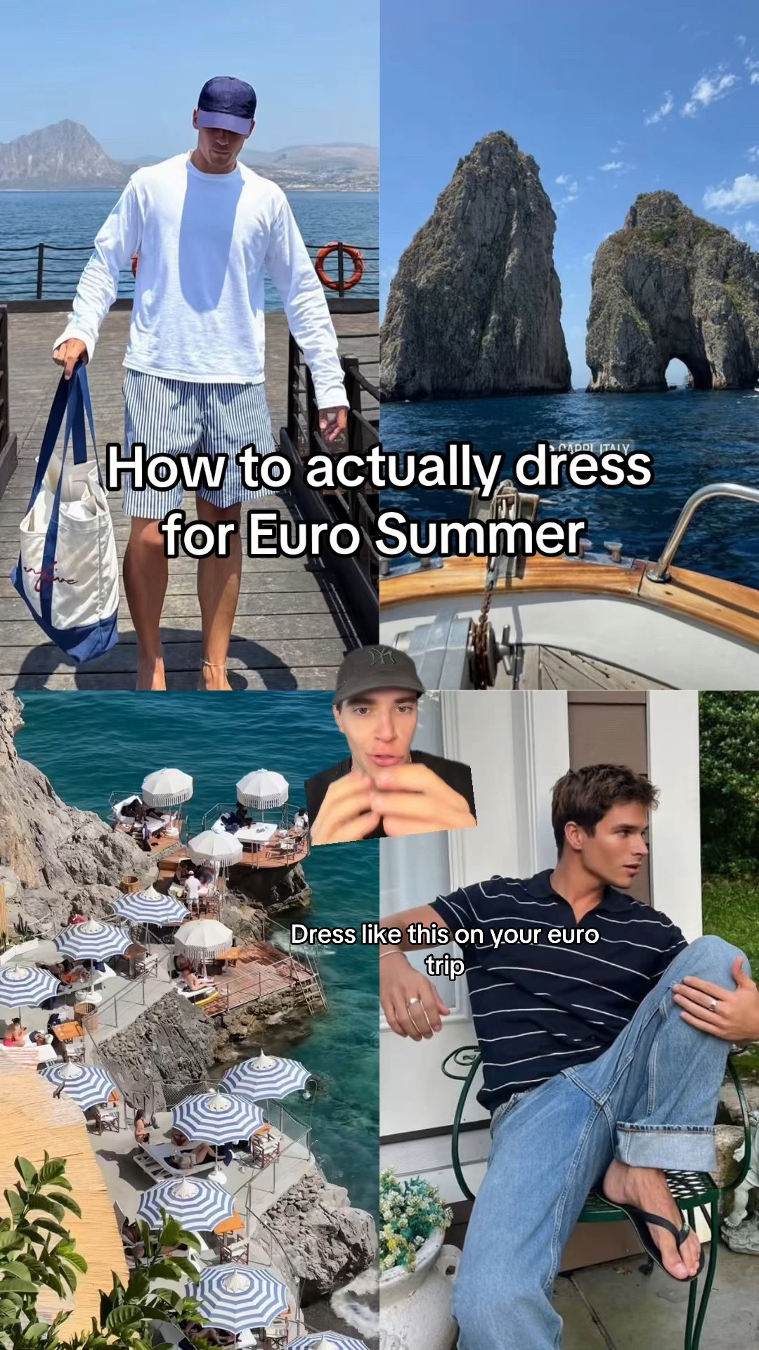 How to actually dress for Euro summer 😎

#mensfashion #fashion #summeroutfitmen #style

#LTKdayinmylife #LTKgrwm #LTKootd