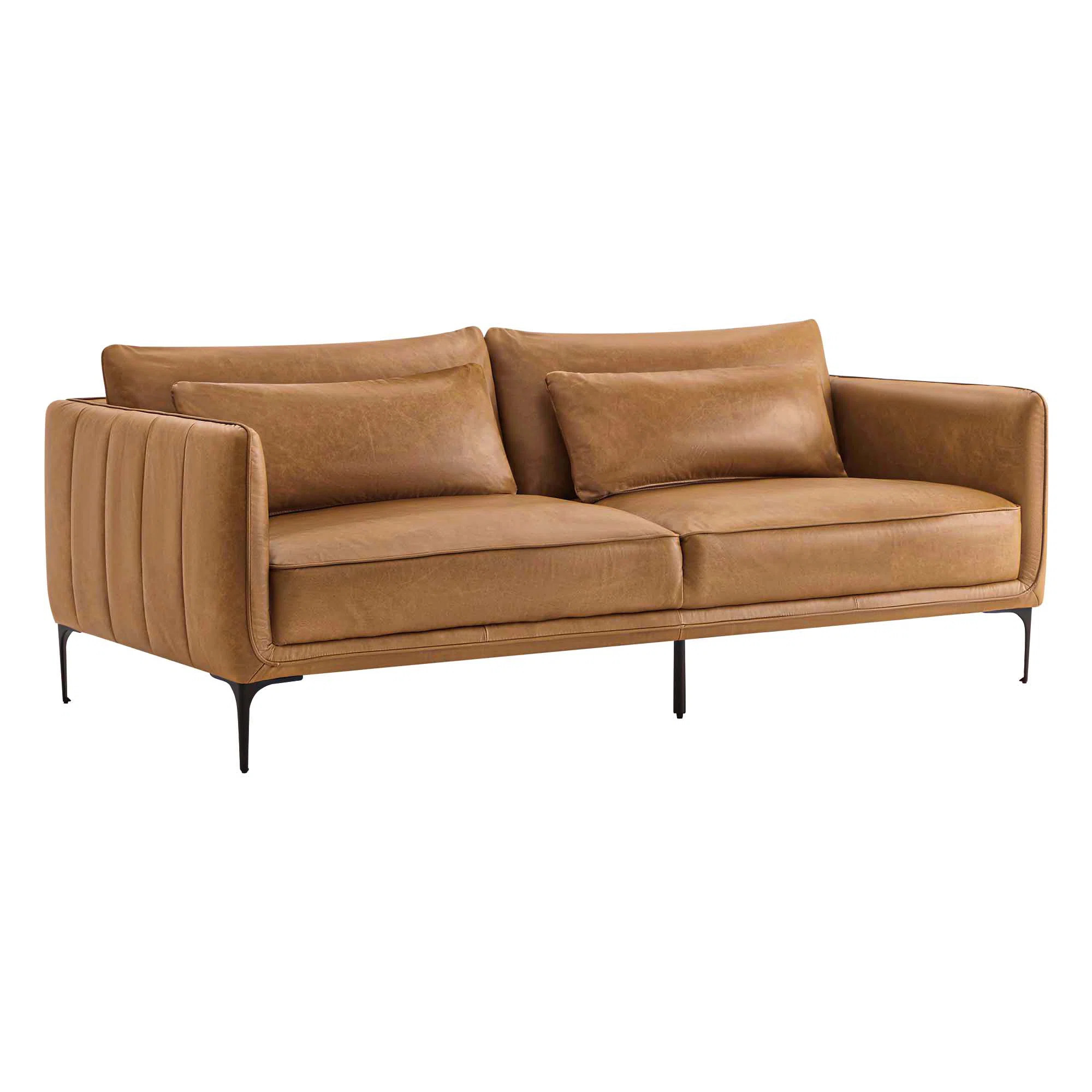AllModern Rae 84'' Genuine Leather Upholstered Sofa & Reviews - Wayfair Canada | Wayfair North America
