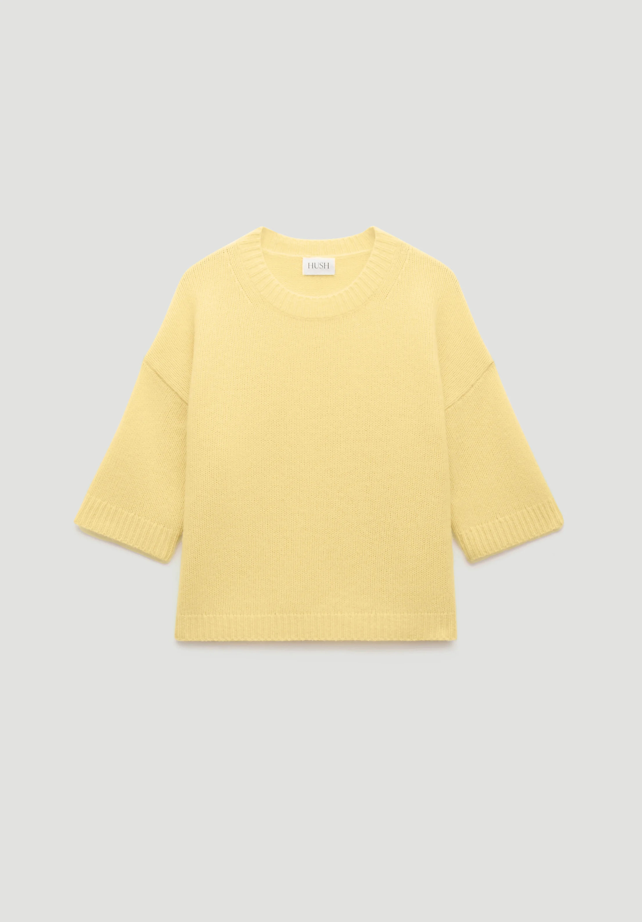 Cherrie Chunky Cashmere Tee | Hush UK