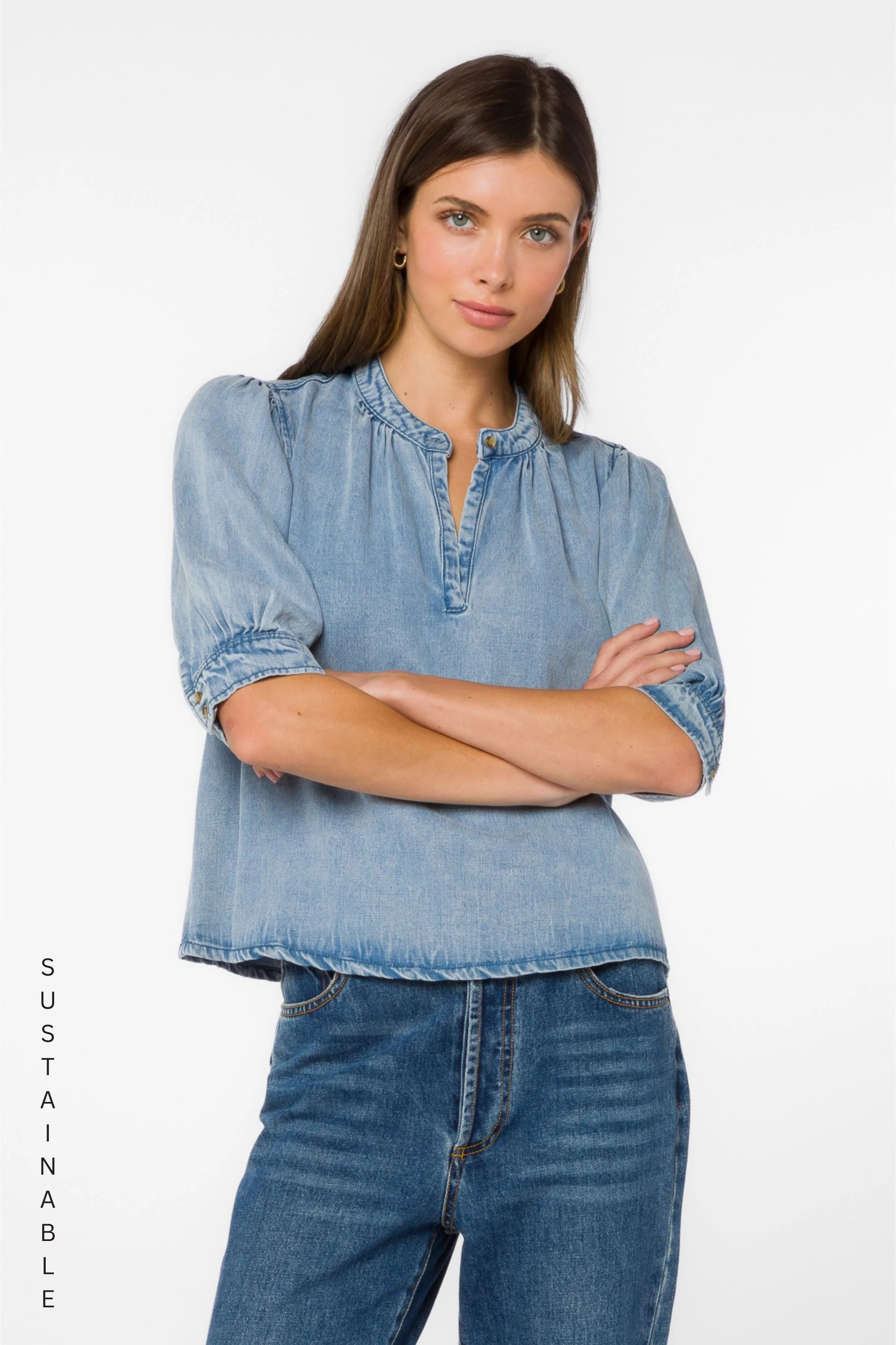 Almafi Light Skyfall Top | Velvet Heart Clothing