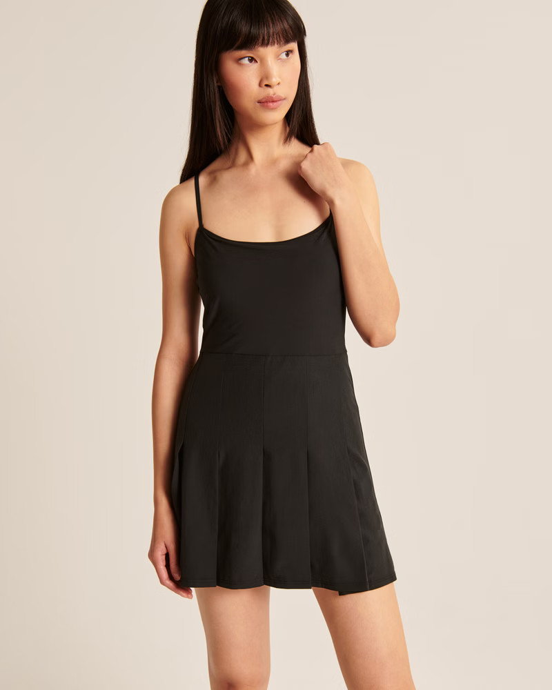 Women's Pleated Traveler Mini Dress | Women's Dresses & Jumpsuits | Abercrombie.com | Abercrombie & Fitch (US)