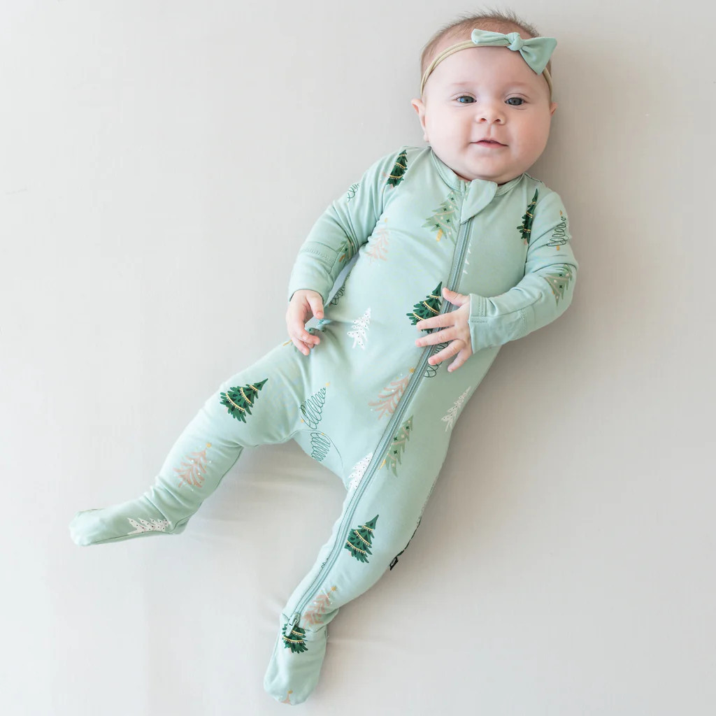 Zippered Footie in Boho Tree | Kyte BABY