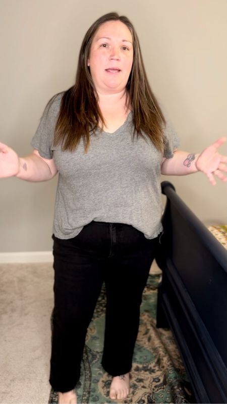 Jess finding jeans! Jess has been on the hunt for great jeans that fit her plus size petite frame. These are the Cali Demi Boot cut from Madewell in a size 33P

#LTKSeasonal #LTKcurves #LTKstyletip