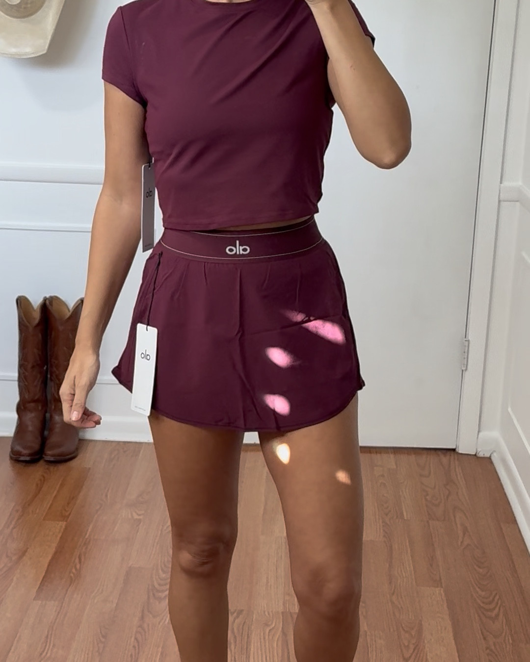New color
Xs skort
Med crop top

#LTKSeasonal #LTKStyleTip