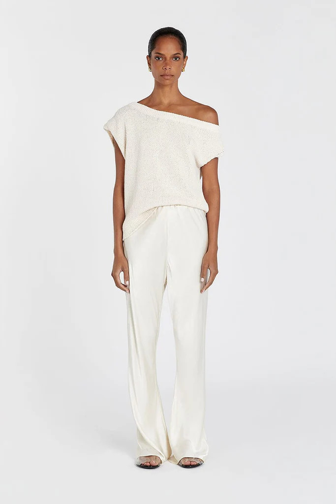 KERRY NATURAL ASYM KNIT TOP | DISSH