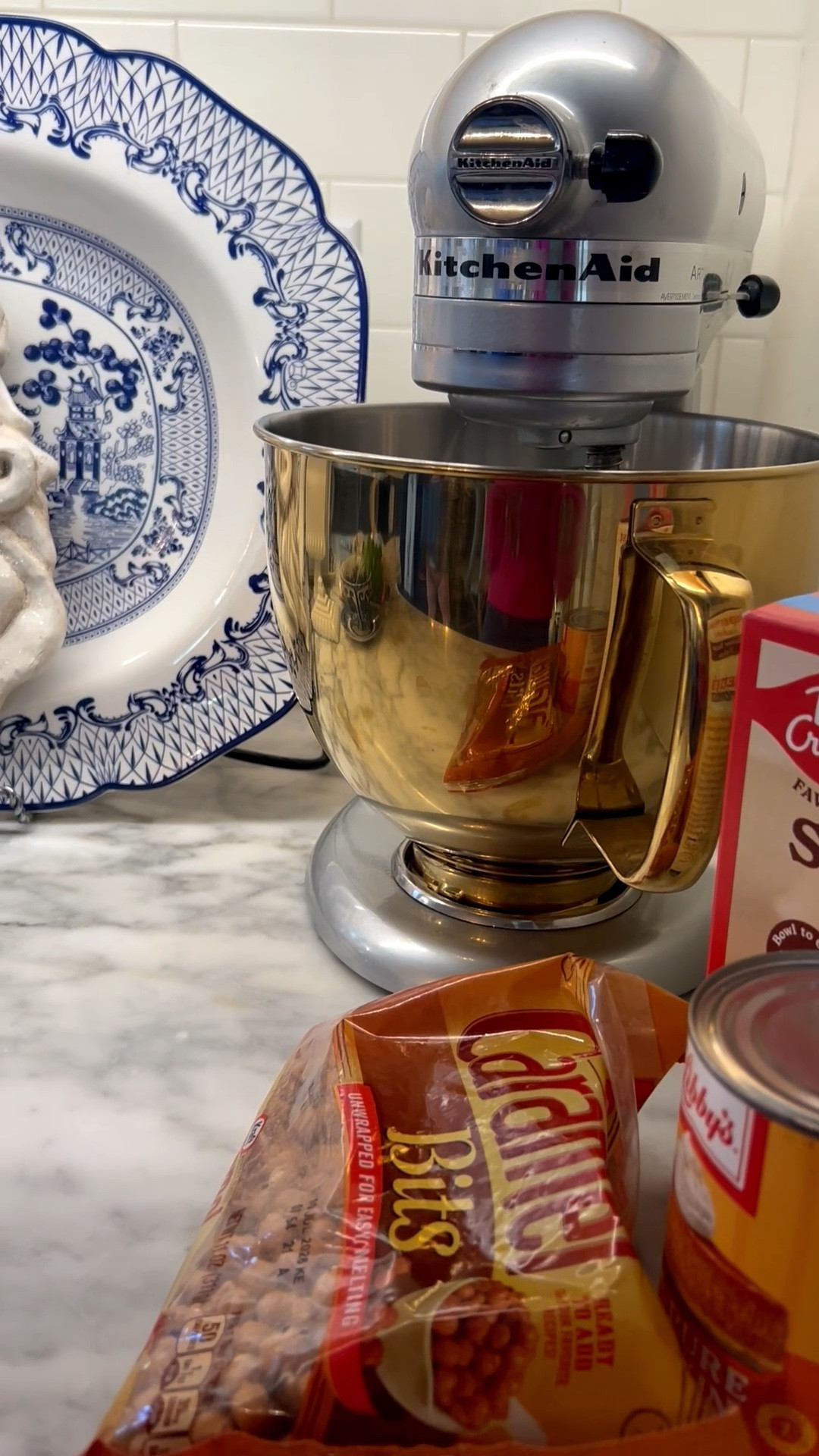 KitchenAid mixer and gold mixing bowl | kitchen essentials 

#LTKmomlife #LTKfoodie #LTKHome