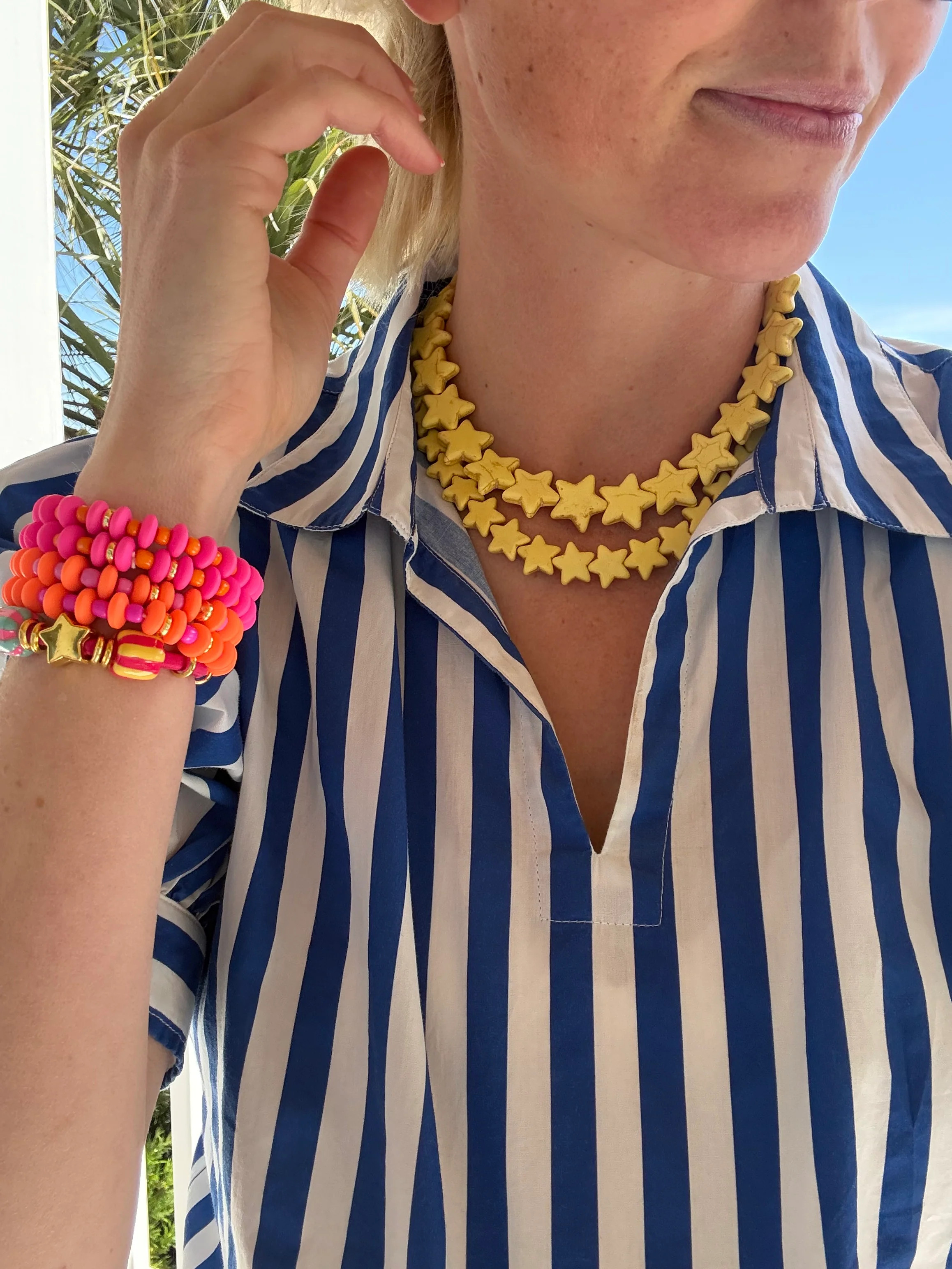 Sea Star Necklace - Small - Yellow | Smith and Co. Jewel Design