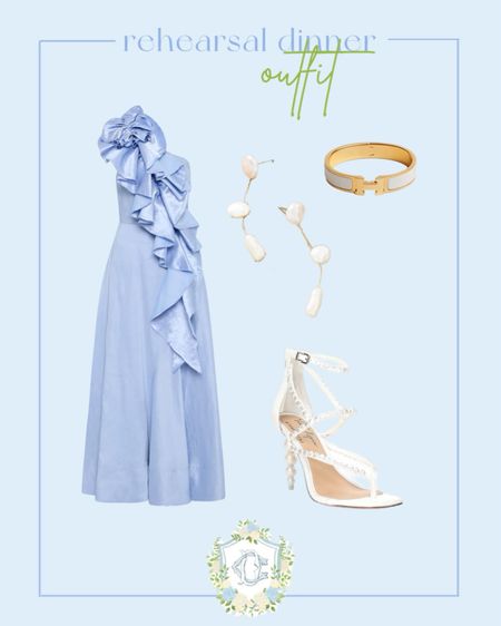 Rehearsal Dinner Look 

Wedding Guest Dresses | Blue Dress | Powder Blue Dress | Aje Dress | Ruffle Maxi Dress | Pearl Heels | Drop Pearl Earrings | Pearl Earrings | Wedding Guest Looks | 

#LTKstyletip #LTKshoecrush #LTKwedding