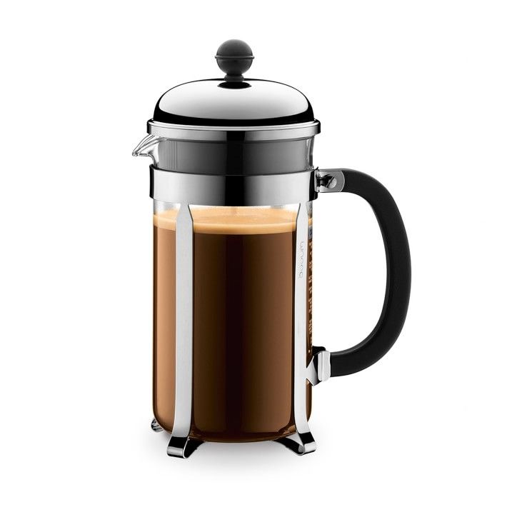Bodum Chambord French Press Coffee Maker 8-Cup Stainless Steel | Williams-Sonoma