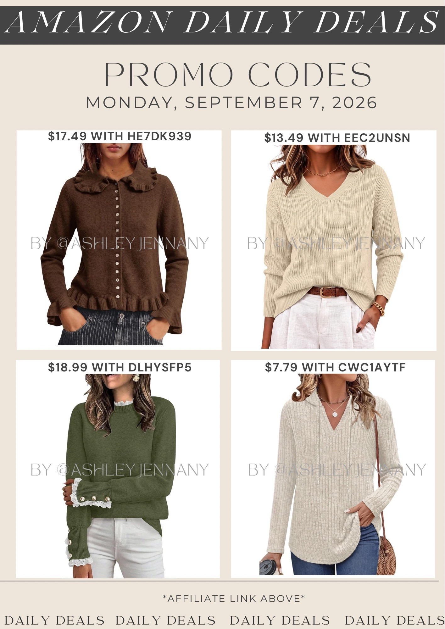 Amazon deals

#LTKMidsize #LTKSaleAlert #LTKSeasonal